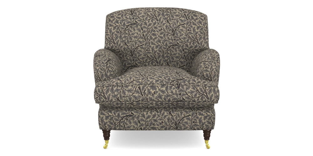 Product photograph of Kentwell Ladies Chair In V A Drawn From Nature Collection - Oak Tree - Navy from Sofas and Stuff Limited