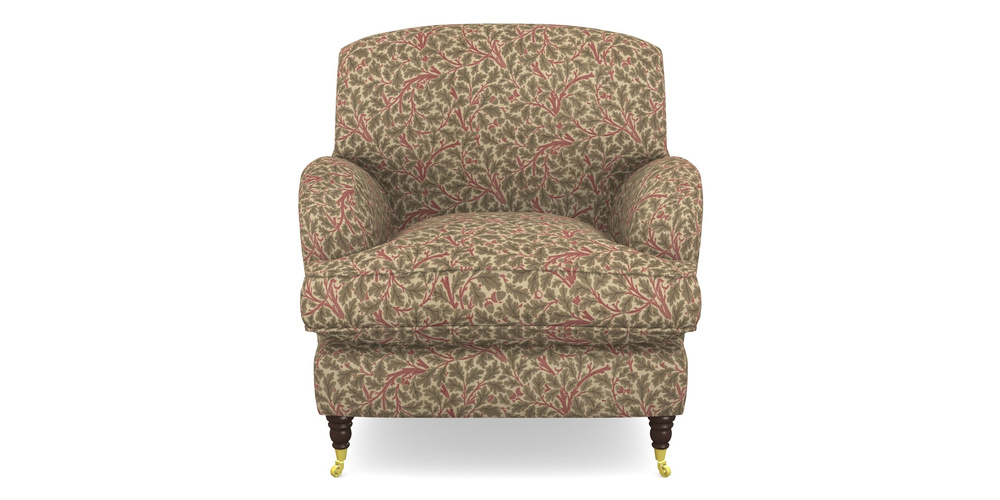 Product photograph of Kentwell Ladies Chair In V A Drawn From Nature Collection - Oak Tree - Red from Sofas and Stuff Limited