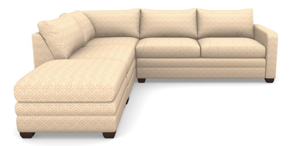 Product photograph of Langland Sofa Bed Corner Group With Sofa Bed Rhf In Cloth 18 - Tile - Rose from Sofas and Stuff Limited