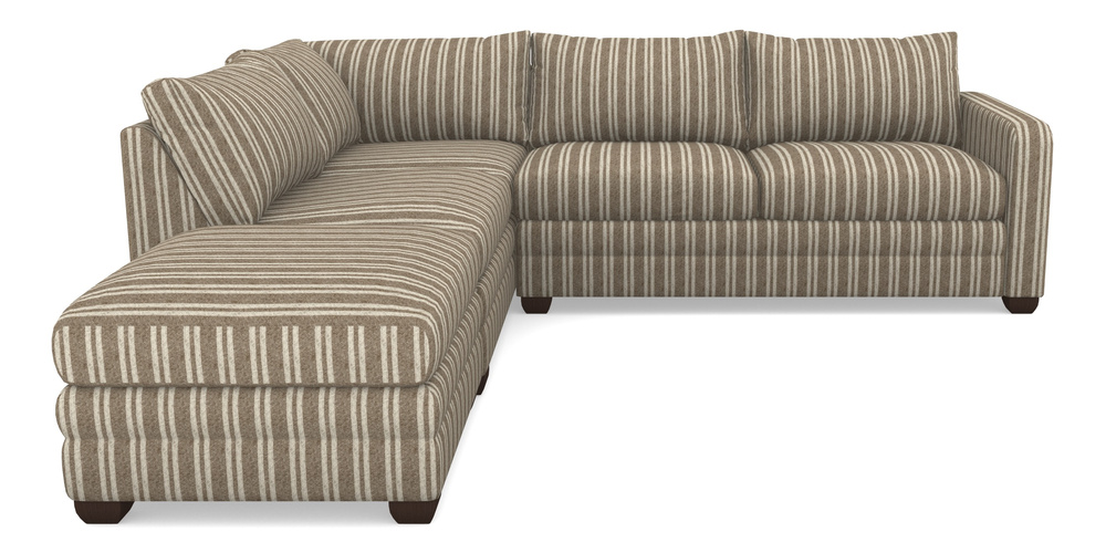 Product photograph of Langland Sofa Bed Corner Group With Sofa Bed Rhf In Cloth 22 - Barcode - Peat from Sofas and Stuff Limited