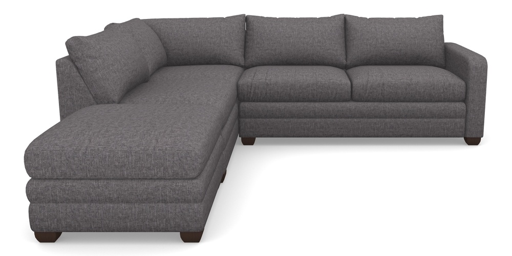 Product photograph of Langland Sofa Bed Corner Group With Sofa Bed Rhf In Easy Clean Plain - Ash from Sofas and Stuff Limited