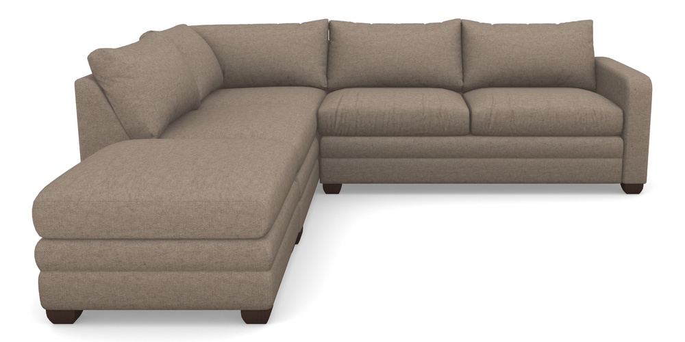 Product photograph of Langland Sofa Bed Corner Group With Sofa Bed Rhf In Easy Clean Plain - Camel from Sofas and Stuff Limited