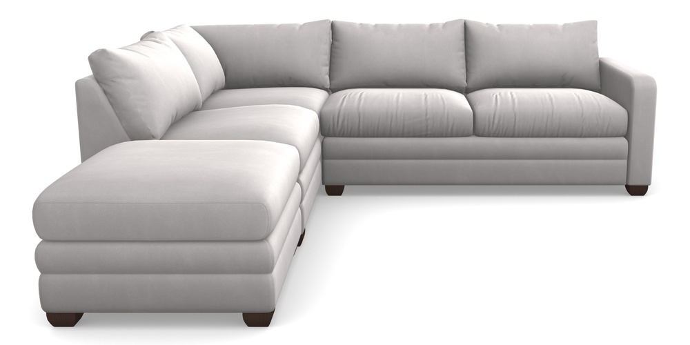 Product photograph of Langland Sofa Bed Corner Group With Sofa Bed Rhf In House Clever Velvet - Mist from Sofas and Stuff Limited