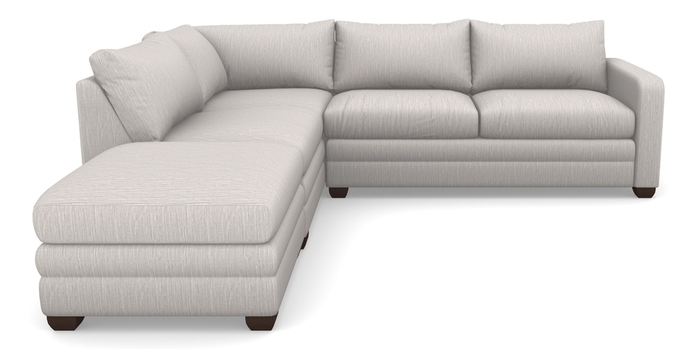 Product photograph of Langland Sofa Bed Corner Group With Sofa Bed Rhf In Herringbone - Oyster from Sofas and Stuff Limited