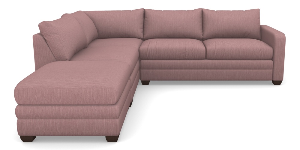 Product photograph of Langland Sofa Bed Corner Group With Sofa Bed Rhf In Herringbone - Thistle from Sofas and Stuff Limited