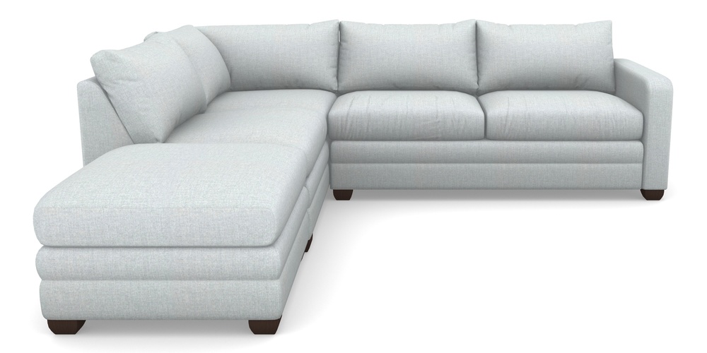 Product photograph of Langland Sofa Bed Corner Group With Sofa Bed Rhf In House Plain - Silver from Sofas and Stuff Limited