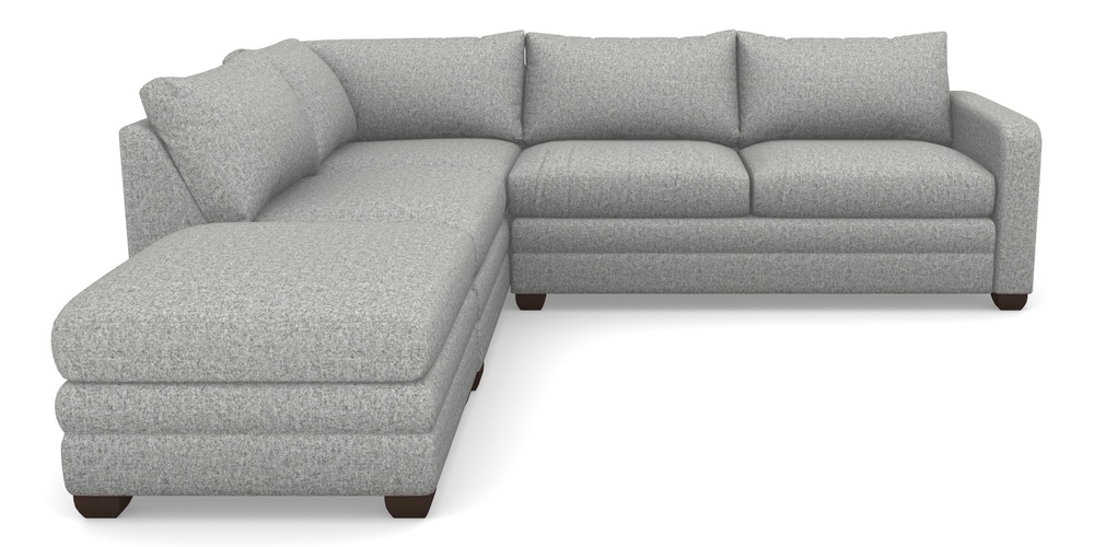 Product photograph of Langland Sofa Bed Corner Group With Sofa Bed Rhf In House Wool - Mercury from Sofas and Stuff Limited