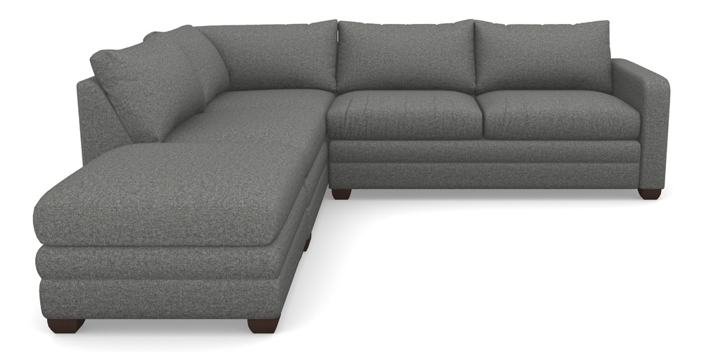 Product photograph of Langland Sofa Bed Corner Group With Sofa Bed Rhf In House Wool - Nickel from Sofas and Stuff Limited