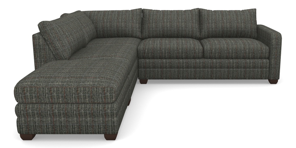 Product photograph of Langland Sofa Bed Corner Group With Sofa Bed Rhf In Harris Tweed House - Harris Tweed House Grey from Sofas and Stuff Limited