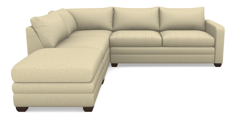 Product photograph of Langland Sofa Bed Corner Group With Sofa Bed Rhf In Soft Wool - Wisp from Sofas and Stuff Limited