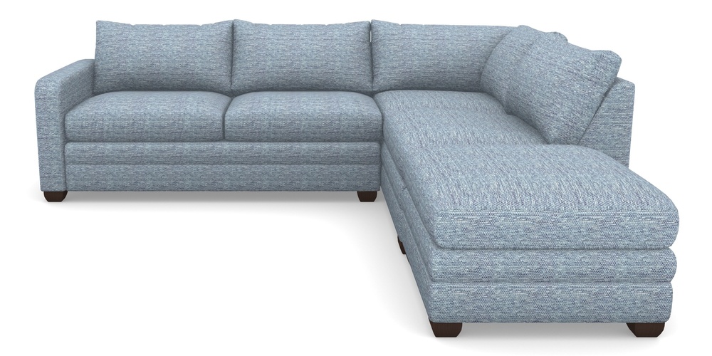 Product photograph of Langland Sofa Bed Corner Group With Sofa Bed Lhf In Aqua Clean Oban - Denim from Sofas and Stuff Limited