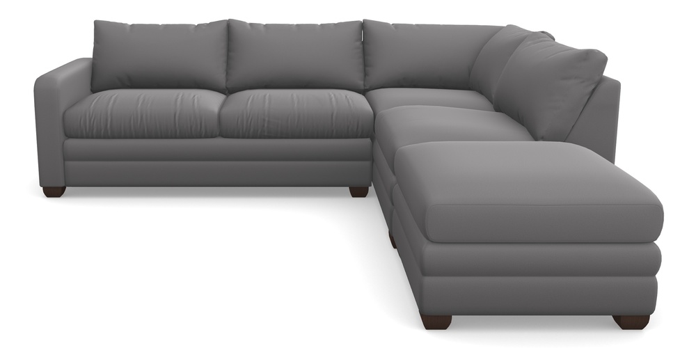 Product photograph of Langland Sofa Bed Corner Group With Sofa Bed Lhf In Clever Glossy Velvet - Shadow from Sofas and Stuff Limited