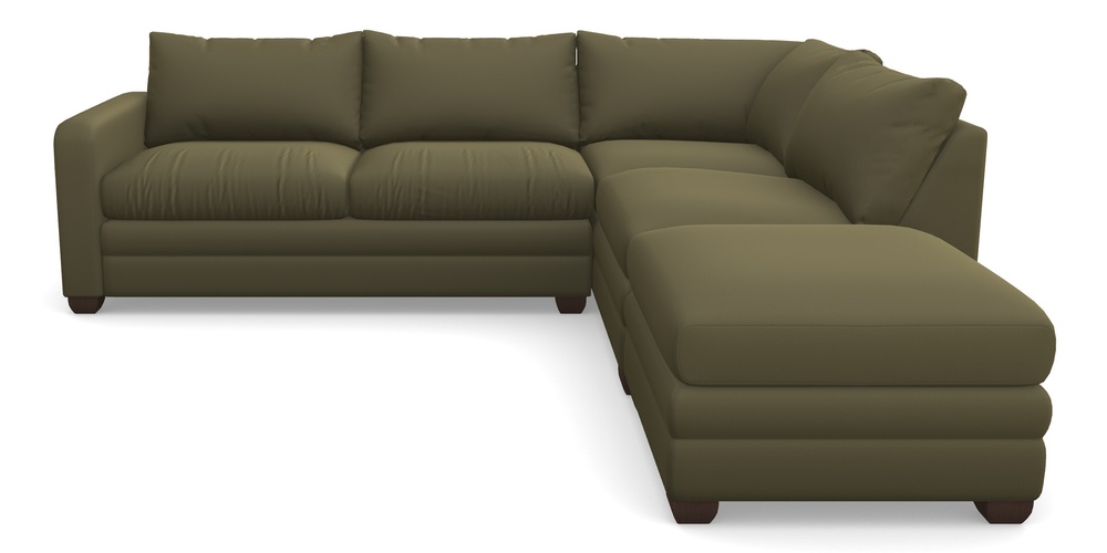 Product photograph of Langland Sofa Bed Corner Group With Sofa Bed Lhf In Clever Glossy Velvet - Sherwood from Sofas and Stuff Limited