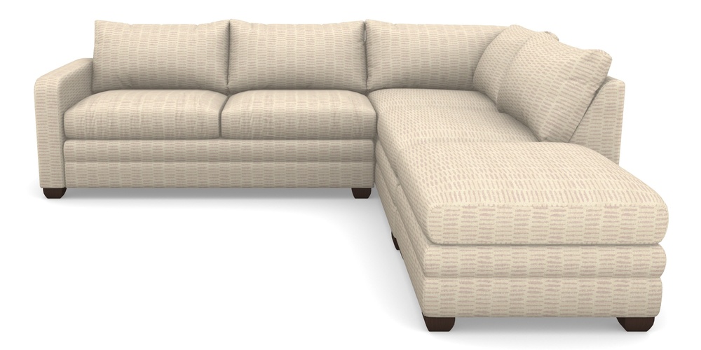 Product photograph of Langland Sofa Bed Corner Group With Sofa Bed Lhf In Cloth 18 - Daub - Rose from Sofas and Stuff Limited