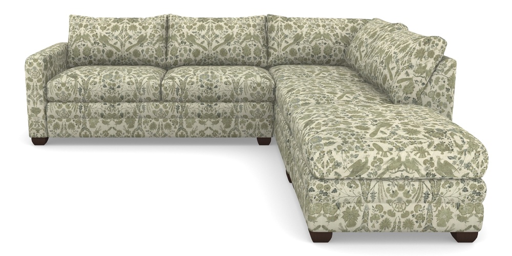 Product photograph of Langland Sofa Bed Corner Group With Sofa Bed Lhf In V A Brompton Collection - Coromandel - Basil from Sofas and Stuff Limited