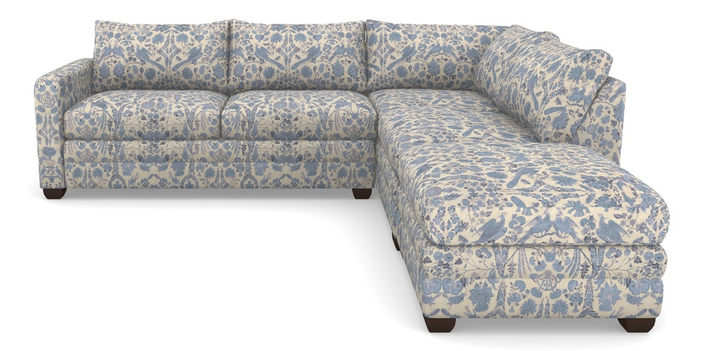 Product photograph of Langland Sofa Bed Corner Group With Sofa Bed Lhf In V A Brompton Collection - Coromandel - Morning Blue from Sofas and Stuff Limited