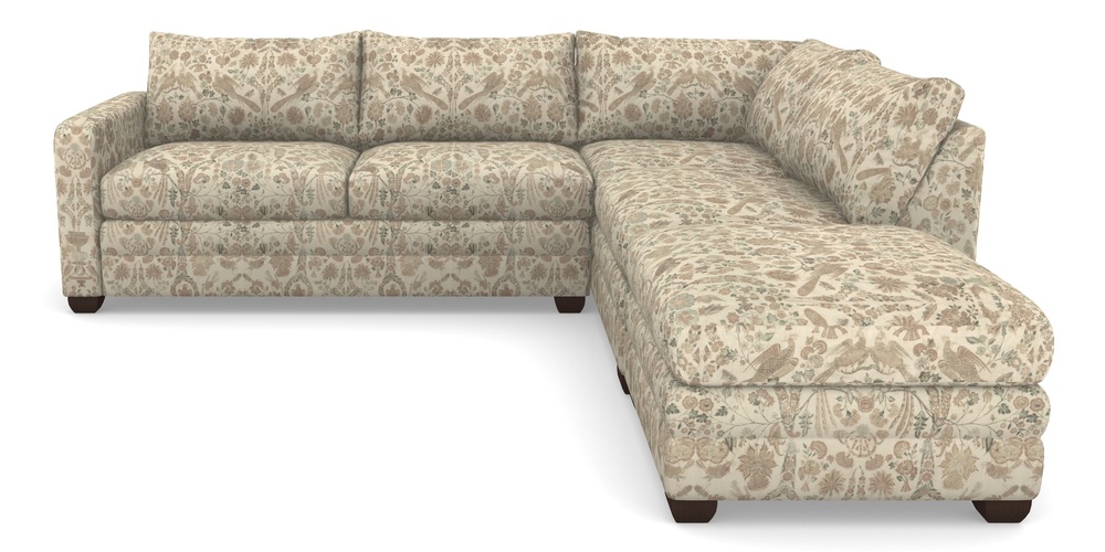 Product photograph of Langland Sofa Bed Corner Group With Sofa Bed Lhf In V A Brompton Collection - Coromandel - Assam Tea from Sofas and Stuff Limited