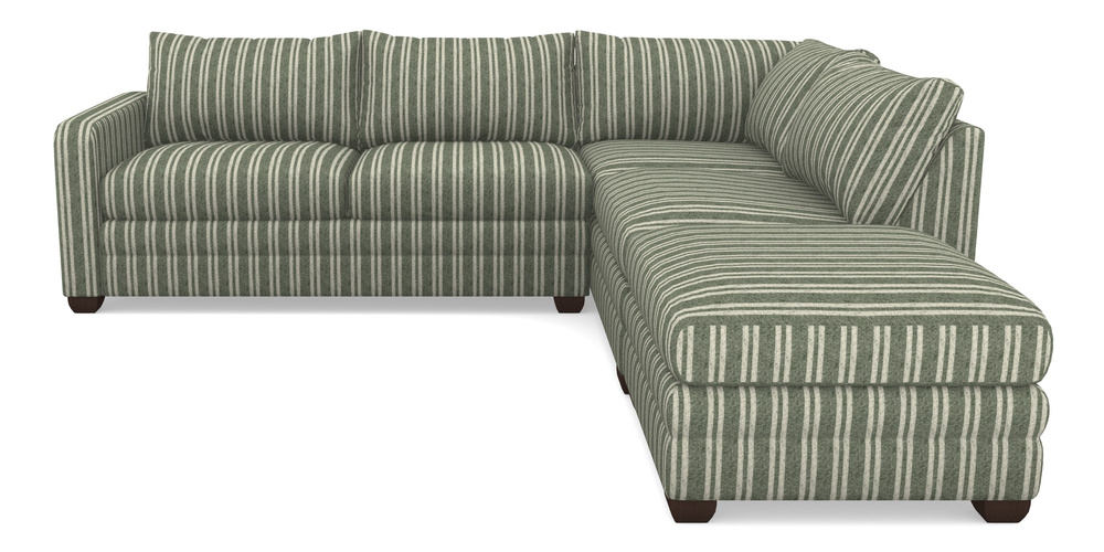 Product photograph of Langland Sofa Bed Corner Group With Sofa Bed Lhf In Cloth 22 - Barcode - Courgette from Sofas and Stuff Limited