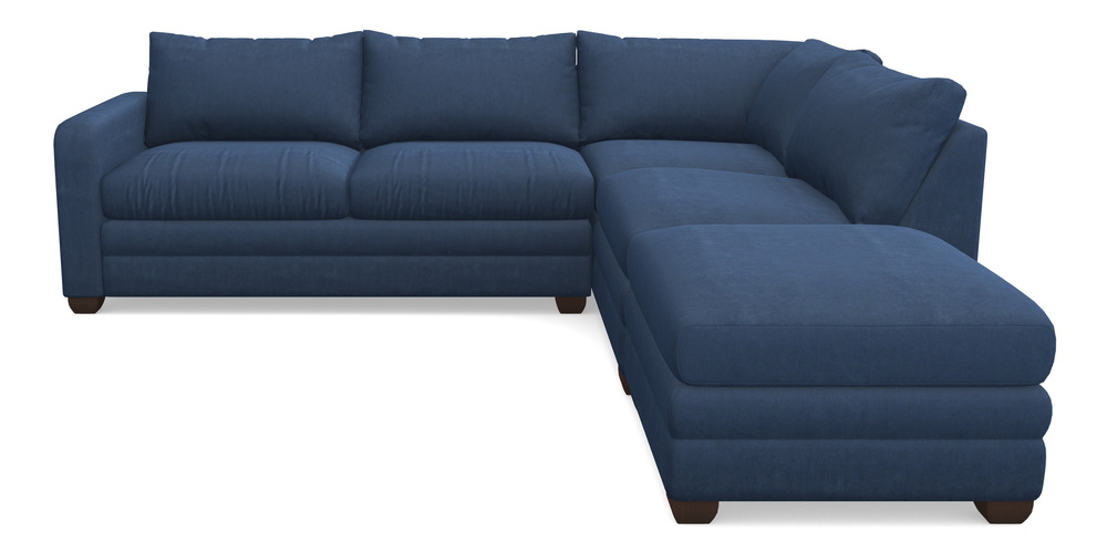 Product photograph of Langland Sofa Bed Corner Group With Sofa Bed Lhf In Clever Tough And Eco Velvet - Agean from Sofas and Stuff Limited