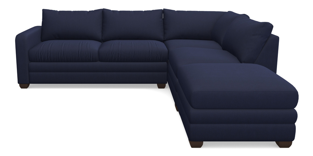 Product photograph of Langland Sofa Bed Corner Group With Sofa Bed Lhf In Clever Tough And Eco Velvet - Indigo from Sofas and Stuff Limited