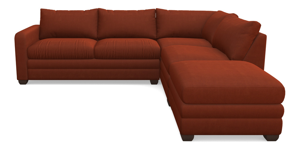 Product photograph of Langland Sofa Bed Corner Group With Sofa Bed Lhf In Clever Tough And Eco Velvet - Tawny from Sofas and Stuff Limited