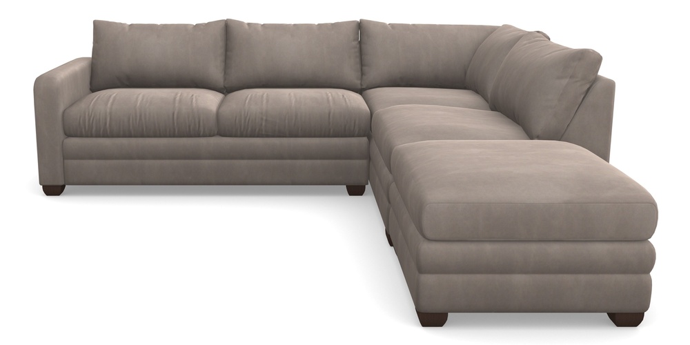 Product photograph of Langland Sofa Bed Corner Group With Sofa Bed Lhf In House Clever Velvet - Cocoa from Sofas and Stuff Limited