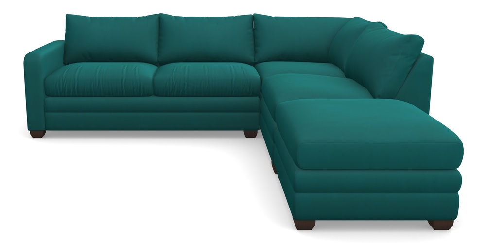 Product photograph of Langland Sofa Bed Corner Group With Sofa Bed Lhf In House Clever Velvet - Teal from Sofas and Stuff Limited