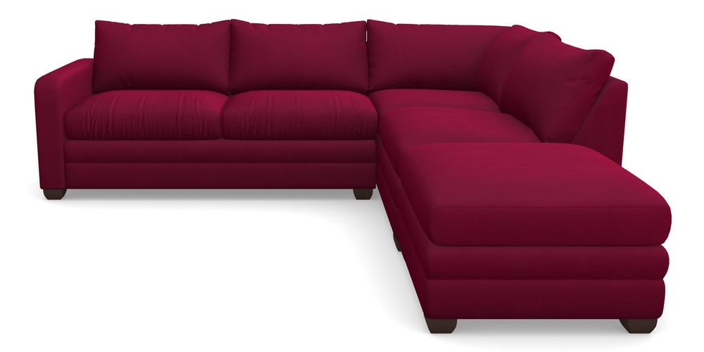 Product photograph of Langland Sofa Bed Corner Group With Sofa Bed Lhf In House Clever Velvet - Wine from Sofas and Stuff Limited