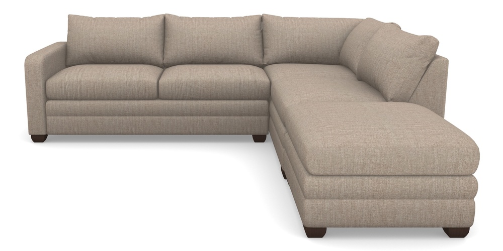 Product photograph of Langland Sofa Bed Corner Group With Sofa Bed Lhf In House Plain - Nutmeg from Sofas and Stuff Limited