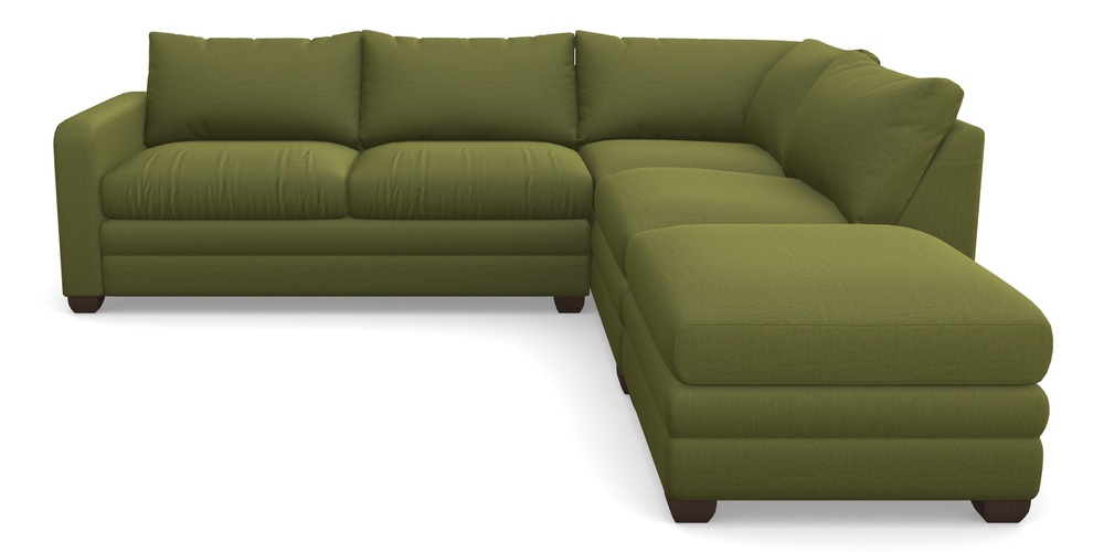 Product photograph of Langland Sofa Bed Corner Group With Sofa Bed Lhf In House Velvet - Olive from Sofas and Stuff Limited