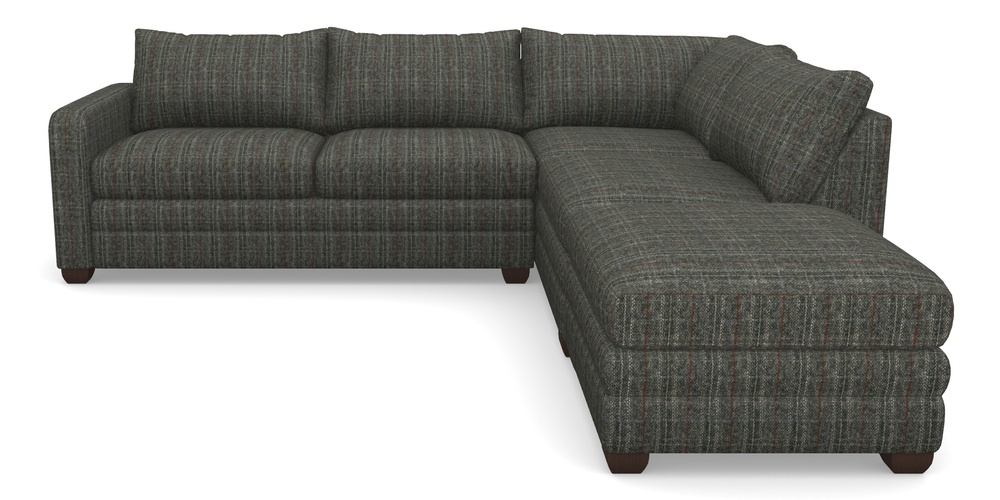 Product photograph of Langland Sofa Bed Corner Group With Sofa Bed Lhf In Harris Tweed House - Harris Tweed House Grey from Sofas and Stuff Limited