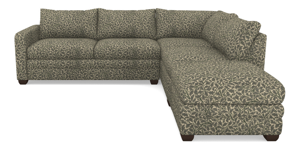 Product photograph of Langland Sofa Bed Corner Group With Sofa Bed Lhf In V A Drawn From Nature Collection - Oak Tree - Dark Green from Sofas and Stuff Limited