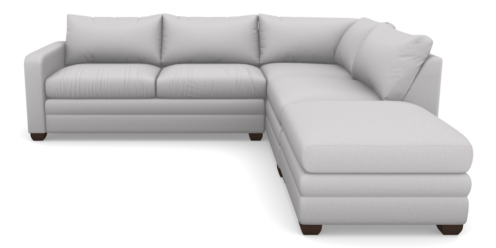 Product photograph of Langland Sofa Bed Corner Group With Sofa Bed Lhf In Plain Linen Cotton - Seal from Sofas and Stuff Limited