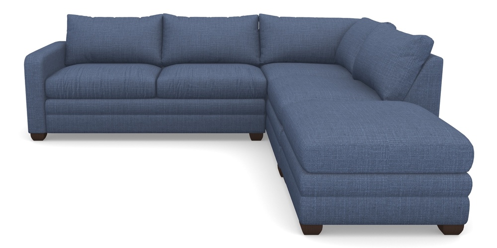 Product photograph of Langland Sofa Bed Corner Group With Sofa Bed Lhf In Tough As Houses - Indigo from Sofas and Stuff Limited