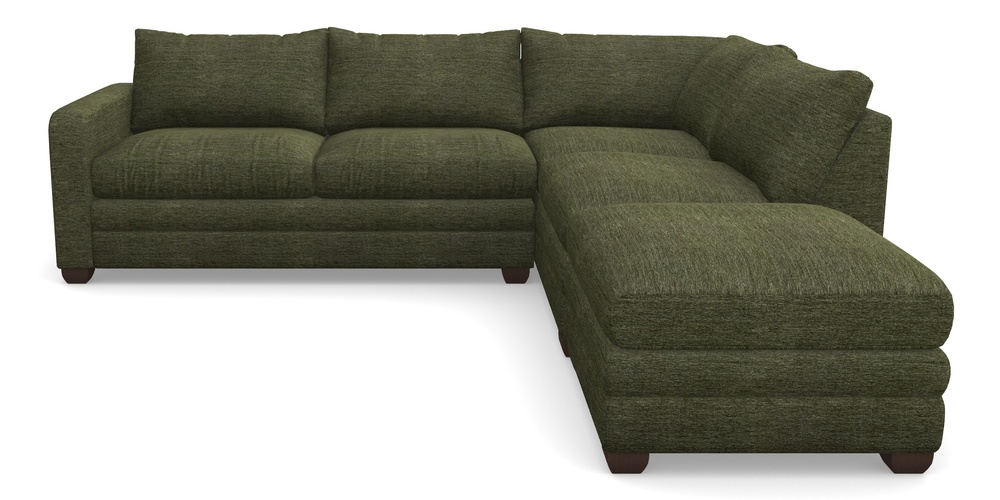 Product photograph of Langland Sofa Bed Corner Group With Sofa Bed Lhf In Textured Velvet - Lichen from Sofas and Stuff Limited