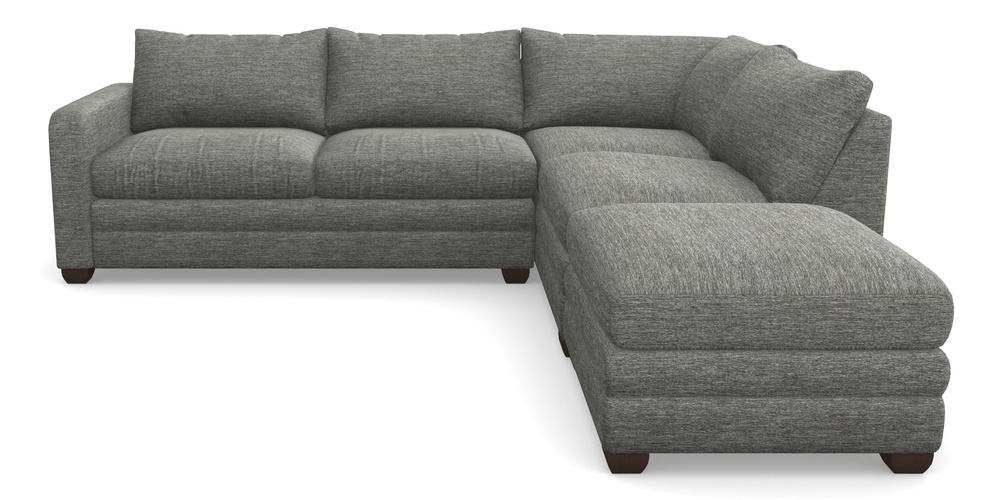 Product photograph of Langland Sofa Bed Corner Group With Sofa Bed Lhf In Textured Velvet - Slate from Sofas and Stuff Limited