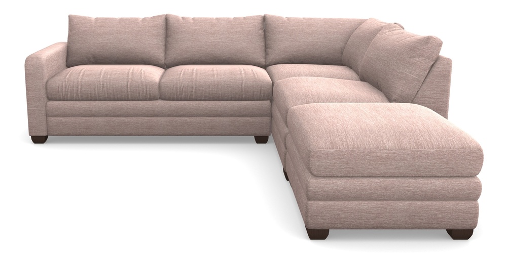 Product photograph of Langland Sofa Bed Corner Group With Sofa Bed Lhf In Textured Velvet - Wisteria from Sofas and Stuff Limited