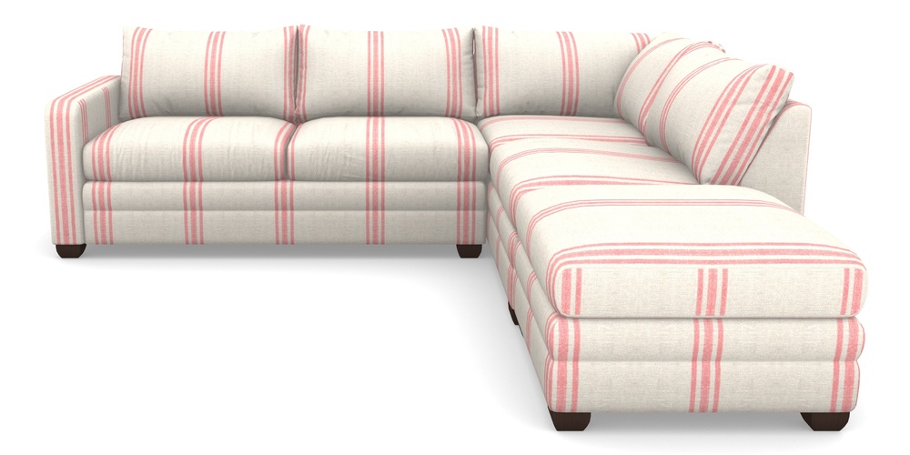 Product photograph of Langland Sofa Bed Corner Group With Sofa Bed Lhf In Walloon Linen - Red from Sofas and Stuff Limited