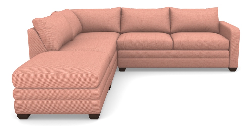 Product photograph of Langland Corner Group Rhf In Basket Weave - Peony from Sofas and Stuff Limited
