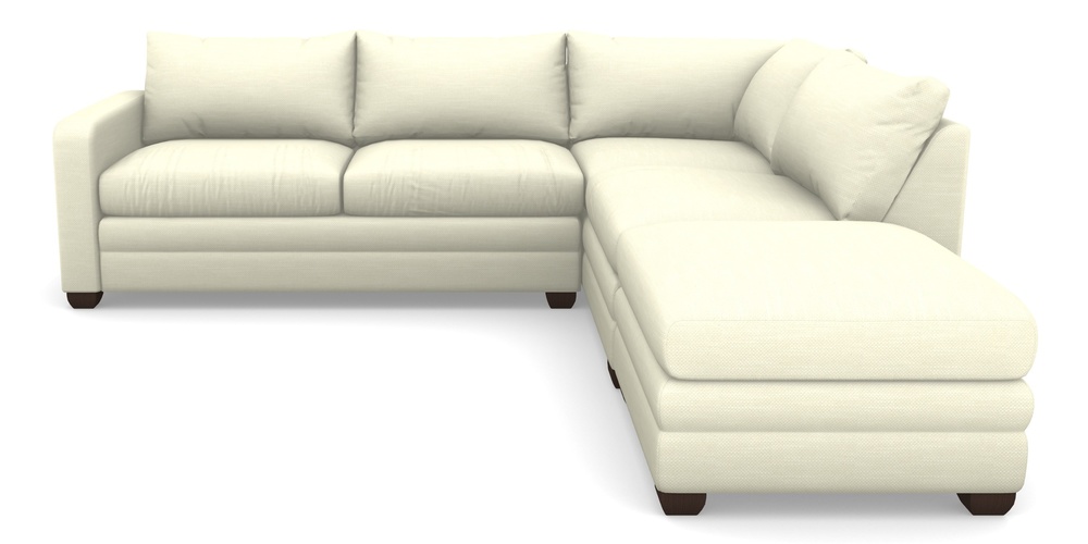 Product photograph of Langland Corner Group Lhf In Basket Weave - Cream from Sofas and Stuff Limited