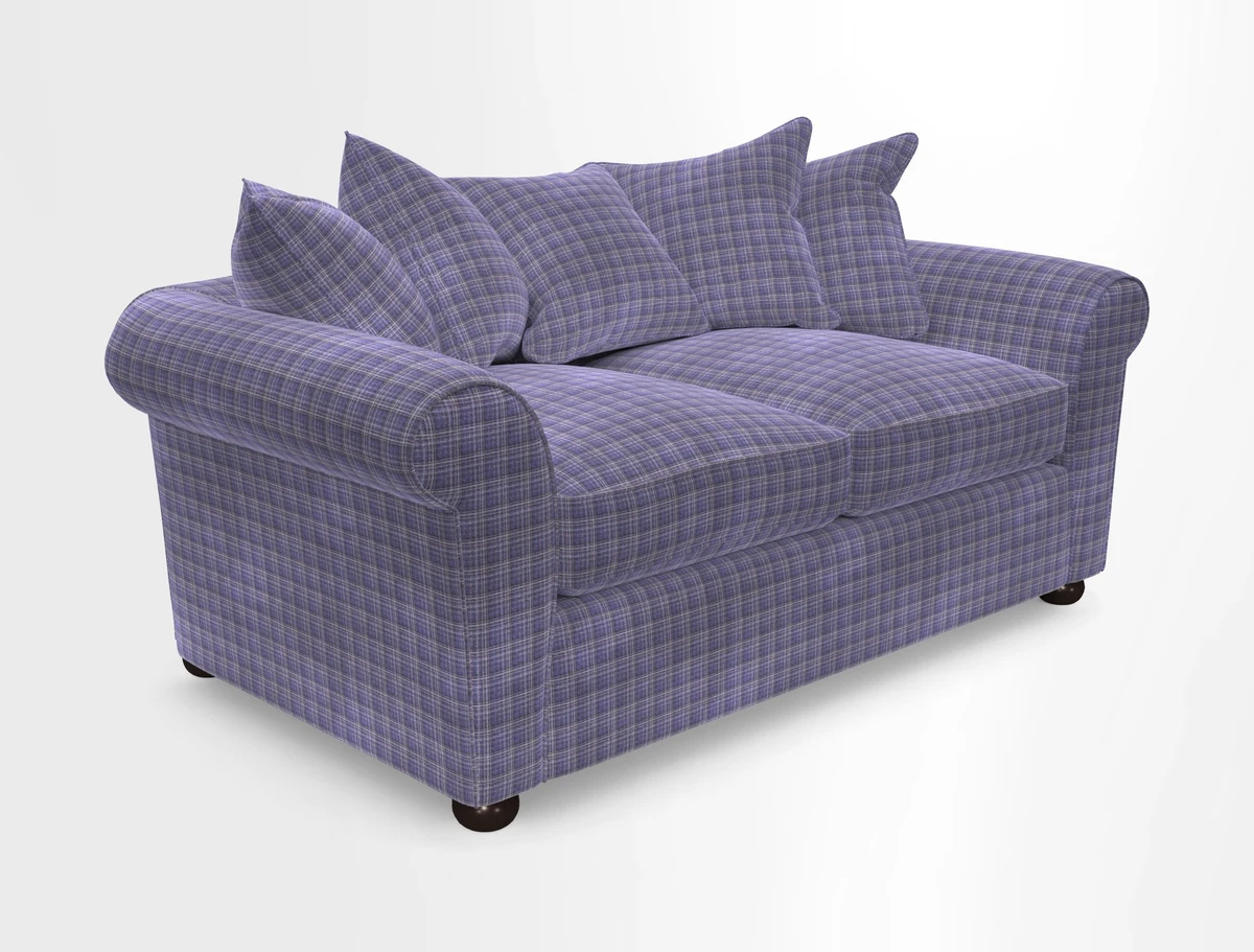 Lewes 3 Seater Sofa in Walloon Stripe Red