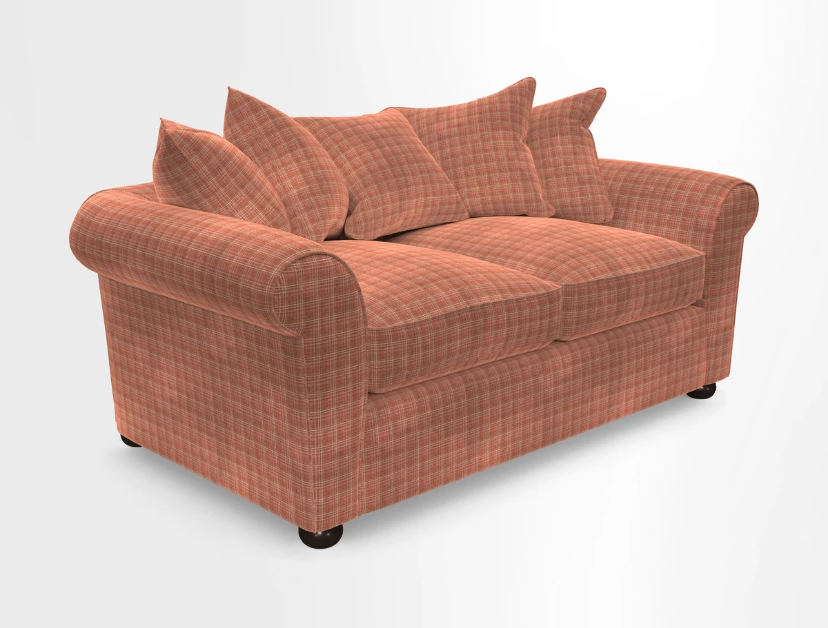 Lewes 3 Seater Sofa in Walloon Stripe Red
