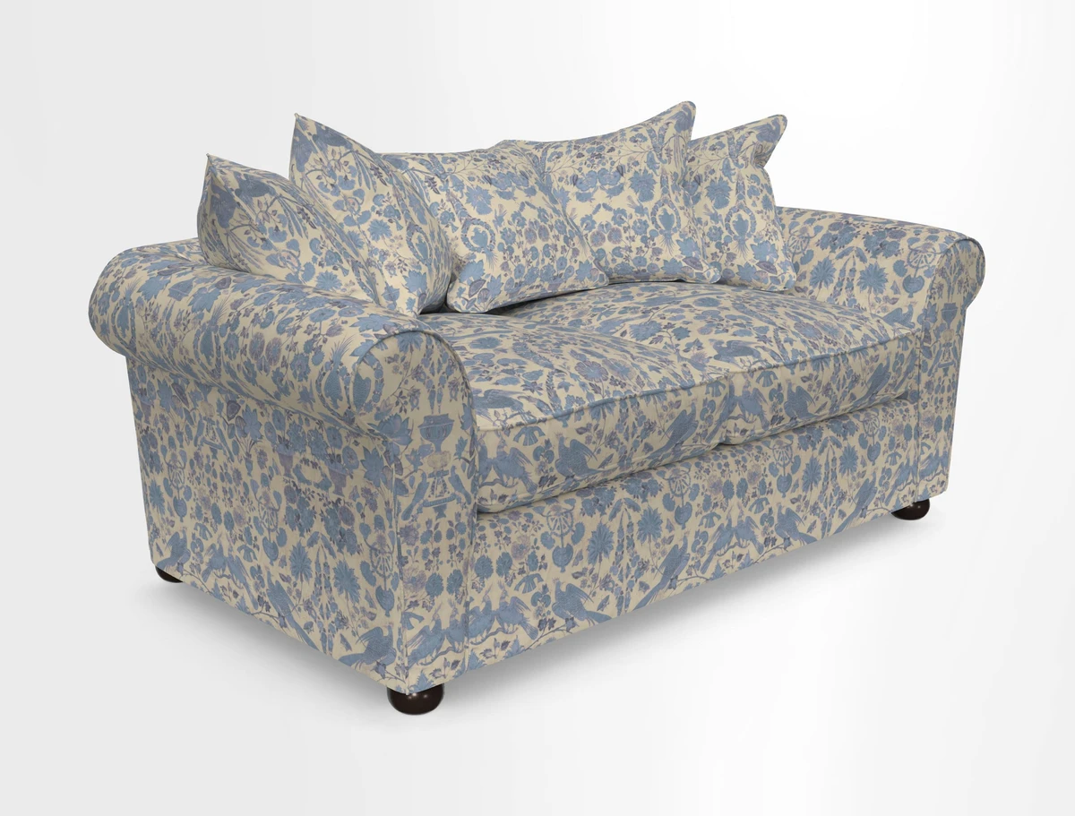 Lewes 3 Seater Sofa in Walloon Stripe Red