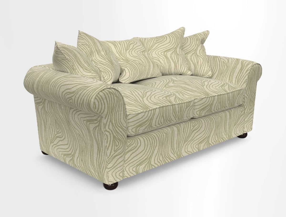 Lewes 3 Seater Sofa in Walloon Stripe Red