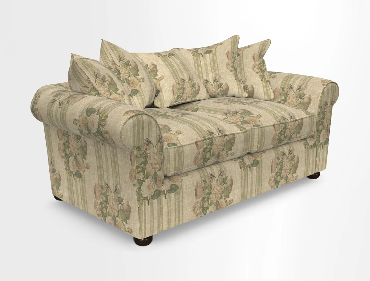 Lewes 3 Seater Sofa in Walloon Stripe Red