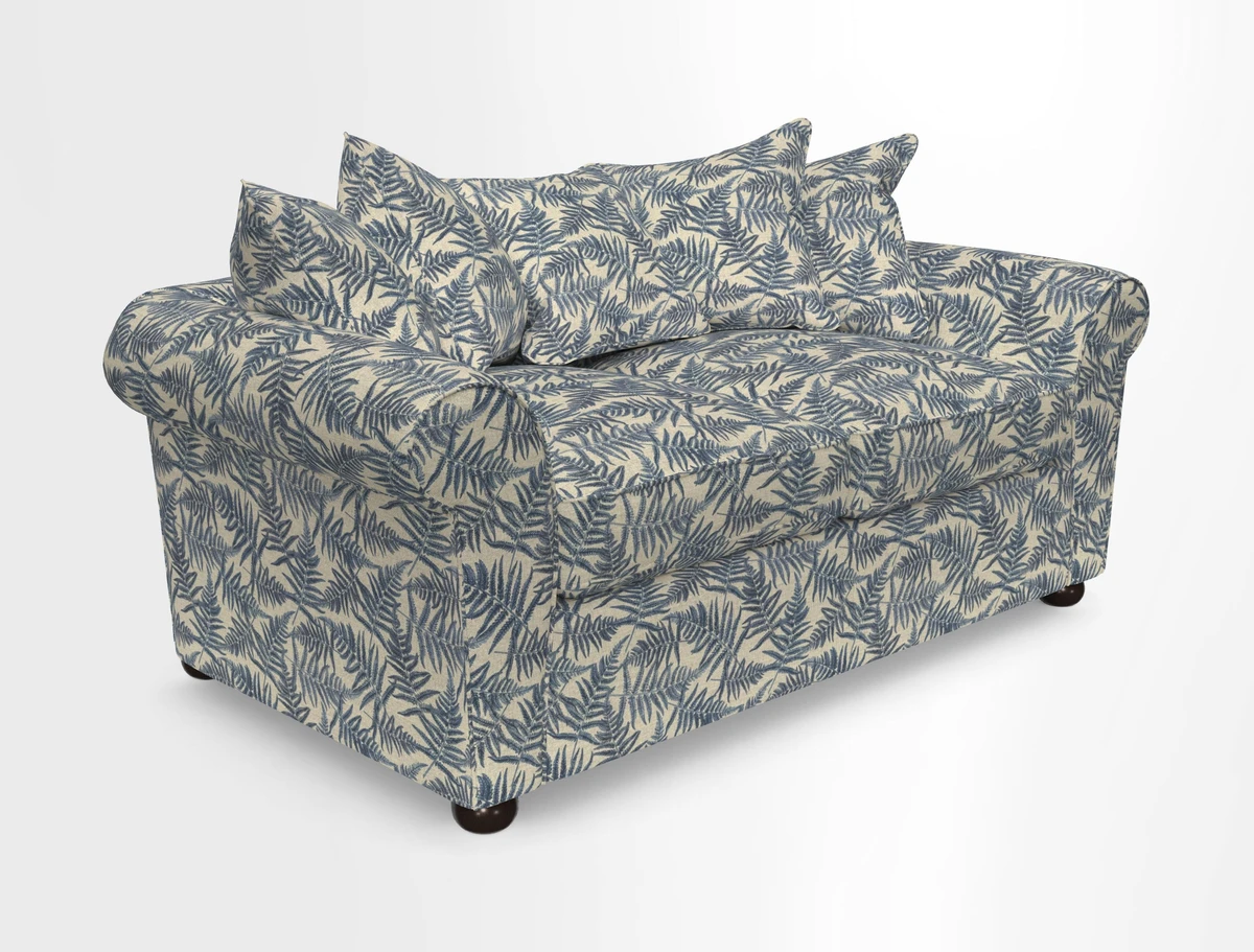 Lewes 3 Seater Sofa in Walloon Stripe Red