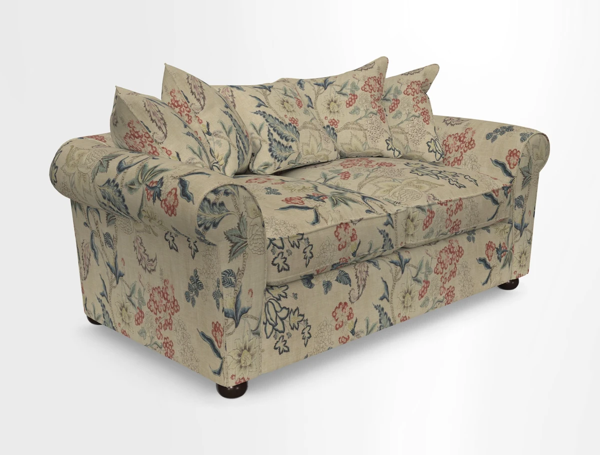 Lewes 3 Seater Sofa in Walloon Stripe Red