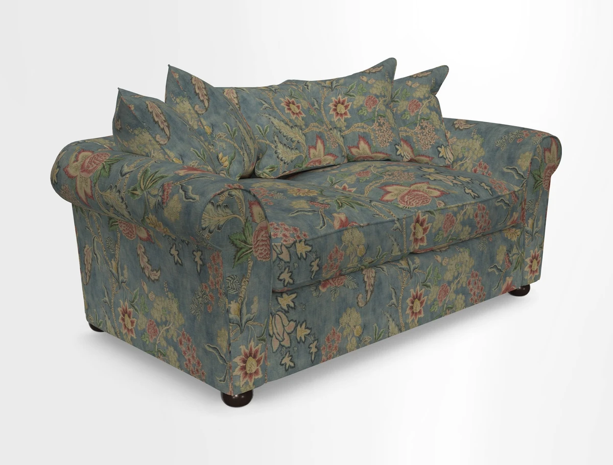 Lewes 3 Seater Sofa in Walloon Stripe Red