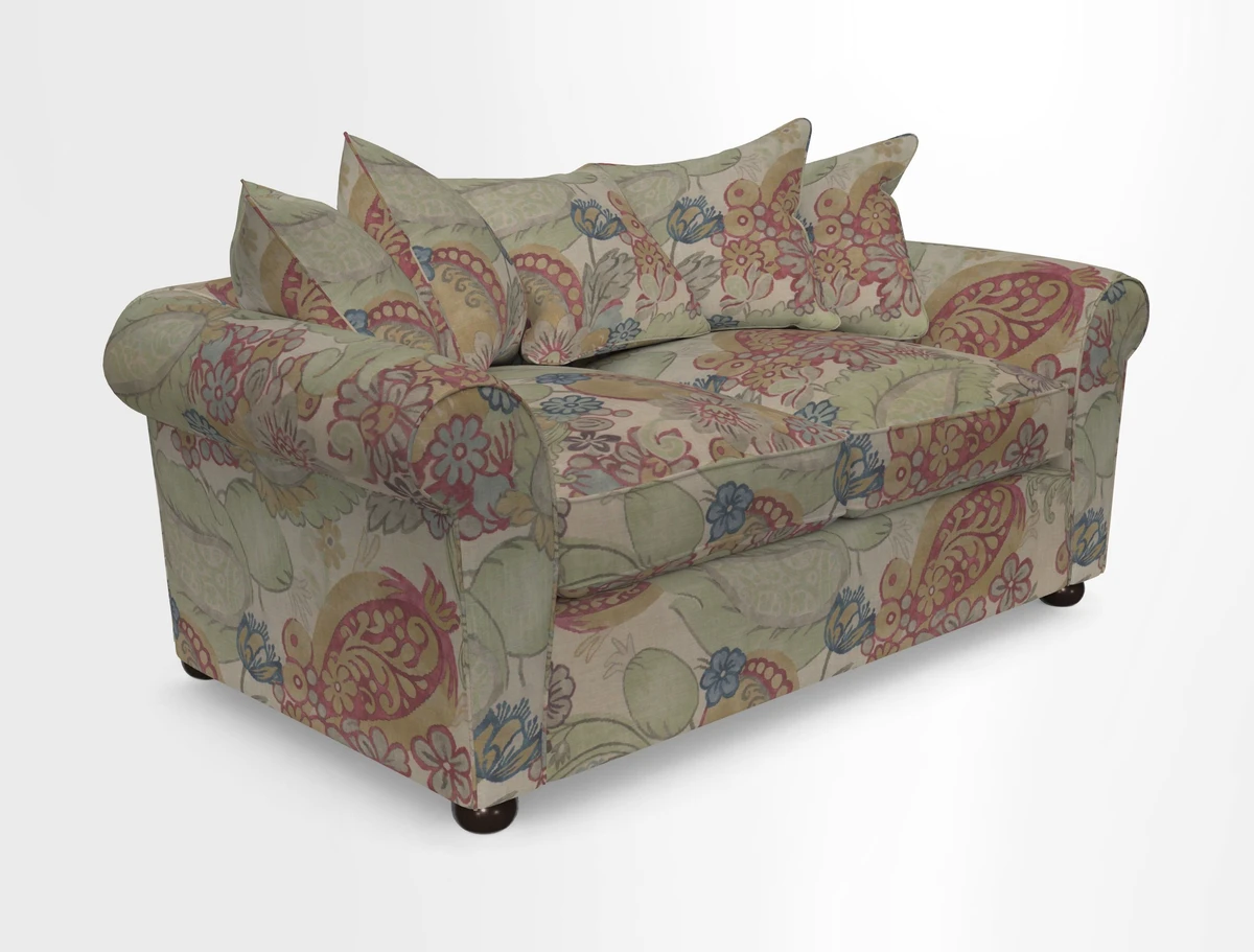 Lewes 3 Seater Sofa in Walloon Stripe Red