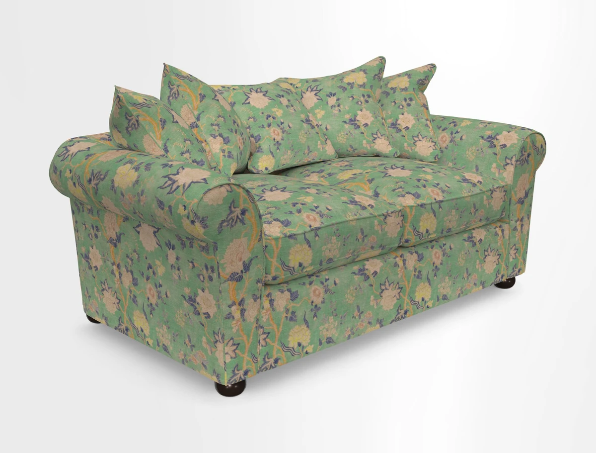 Lewes 3 Seater Sofa in Walloon Stripe Red